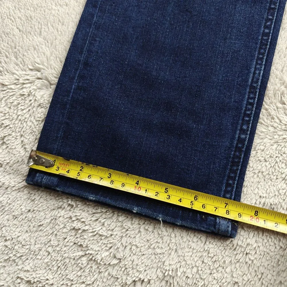 BlankNYC Stanton Jeans Men's 32x32 Dark Mid Blue Straight Leg Stretchy